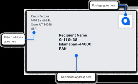pakistani address format pakistani mailing address examples
