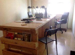 Diy Pallet Office Desk Pallets