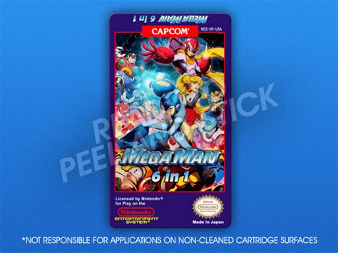 Mega Man 6-in-1 - Retro Game Cases 🕹️