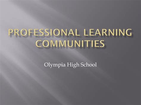 Ppt Professional Learning Communities Powerpoint Presentation Free Download Id 3187286