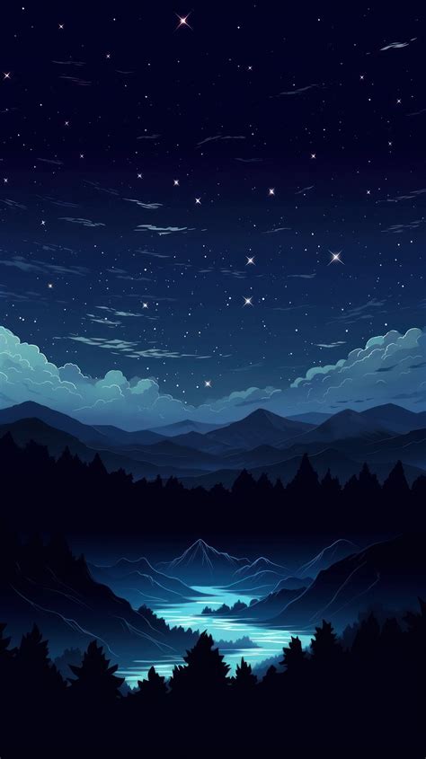 Iphone Night Nature Wallpaper Hd For Mobile