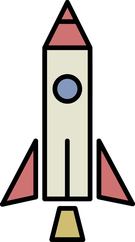 Rocket outline color icon 14056657 Vector Art at Vecteezy