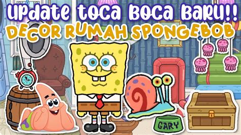 Toca Boca Update Baru Decor Rumah Spongebob Toca Boca Indonesia