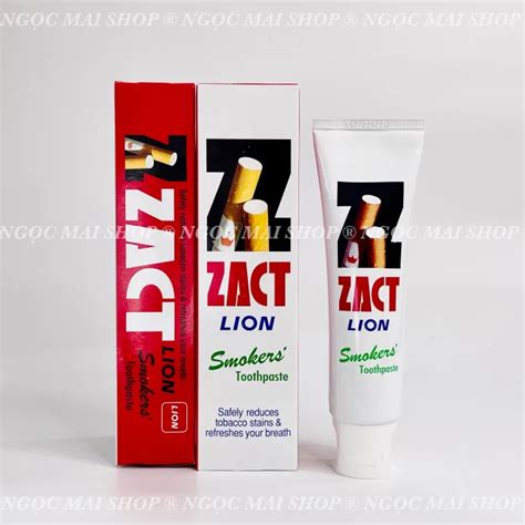 Kem Đánh Răng Zact Lion Cho Người Hút Thuốc Thái Lan 160g Lazada vn