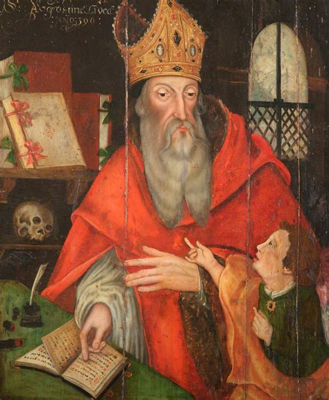 One Of The Four Doctors Of The Western Church Saint Augustine Ad 354