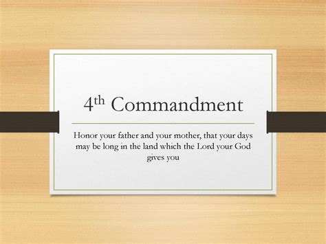 4th Commandment Catholic