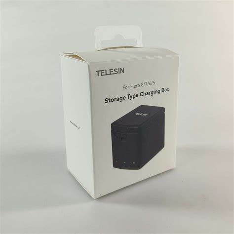 TELESIN Charger Baterai 3 Slot For GoPro Hero 5 6 7 8 GP BCG 502