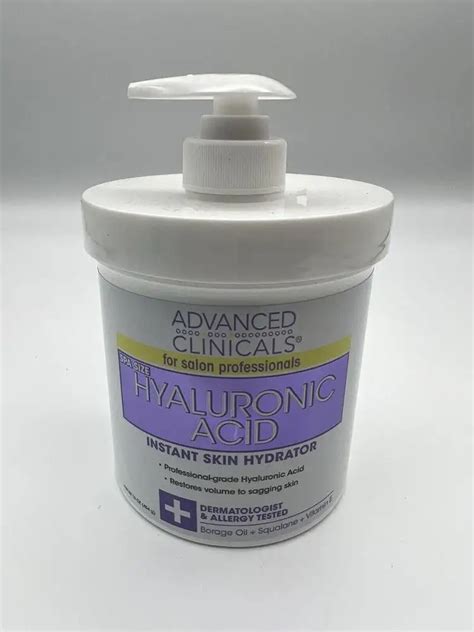 Advanced Clinicals Hyaluronic Acid Cream