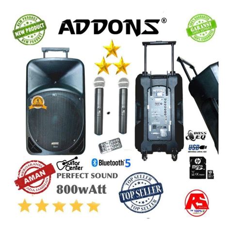 Portable Pa Power Perfect Sound Addons Inch Original Lazada Indonesia