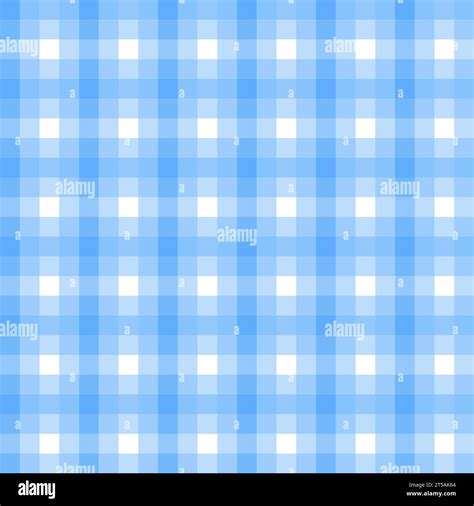 Graphic Illustrated Checked Plaid Seamless Pattern Stripes Sweet Blue