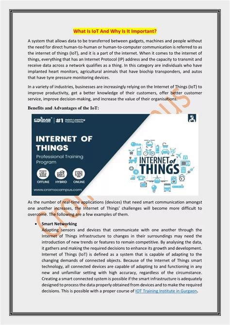 Ppt What Is Iot And Why Is It Important Powerpoint Presentation