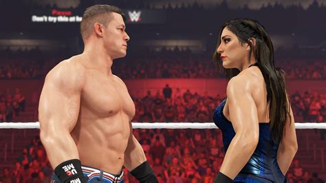 John Cena Vs Raquel Rodriguez Full Intergender Match WWE 2K23 YouTube