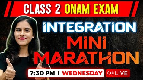 Class 2 Integration Onam Exam Mini Marathon Exam Winner YouTube