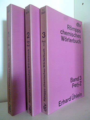 R Mpps Chemisches W Rterbuch Band Bis Hlein Erhard Amazon De