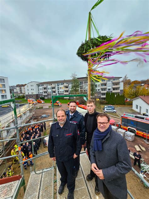 Richtfest Am Neuen Feuerwehrstandort