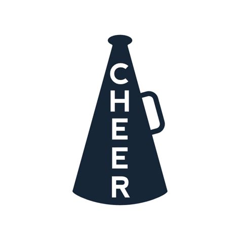 Cheer Megaphone Cheerleading Free Svg File Svg Heart