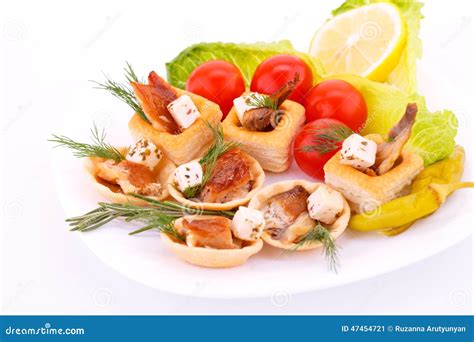 Smoked Fish In Pastries Stock Image Image Of Lemon Feta 47454721