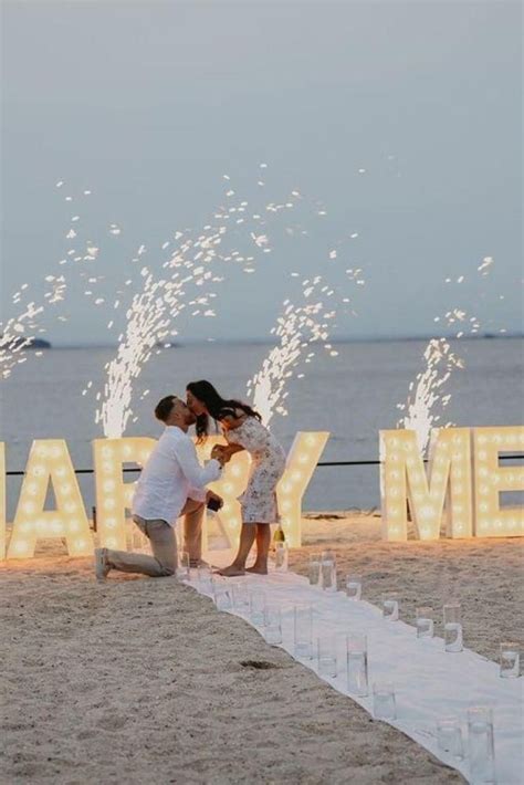 12 Romantic Beach Proposal Ideas Are Sure To Make Her Swoon Beach