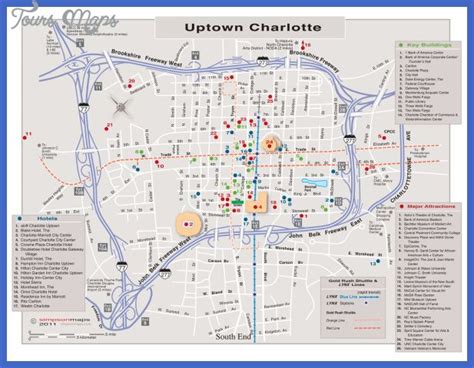 awesome Charlotte Map Tourist Attractions | Charlotte nc, Mapas