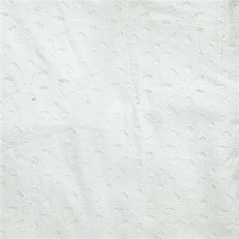 Width 53 Inches Pure Cotton Hakoba Light Cream Flower Design Fabri