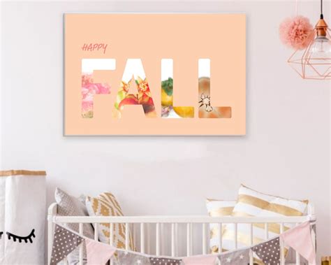 Happy Fall Word Art Fall Decor Happy Fall Sign Happy Fall - Etsy