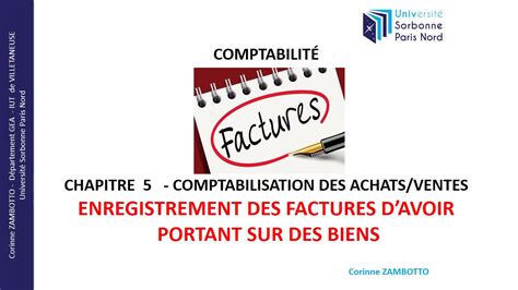 5 4 Cours de comptabilité GEA Factures d avoir YouTube