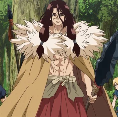 An Anime Character With Long Black Hair And White Wings Standing In