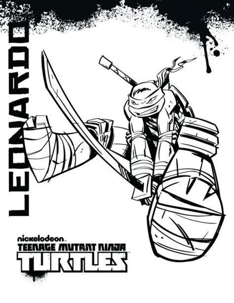 Leonardo Tmnt Coloring Pages at GetColorings.com | Free printable ...