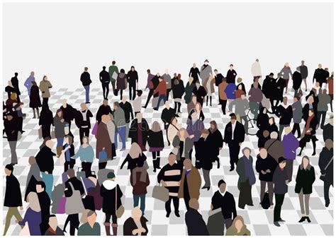 crowded room stock illustrations  crowded room stock illustrations