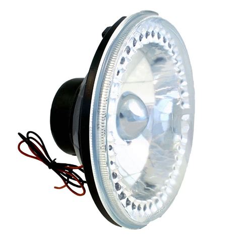 Halogen Red Split Led Halo Ring Angel Eye Headlight Headlamp Light