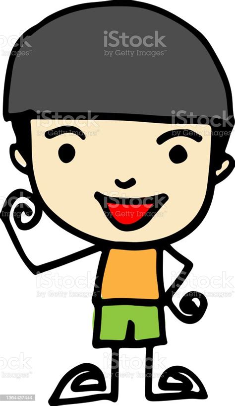 Draw Cute Cartoon People Man And Woman Stock Illustration Download Image Now Adult Avatar