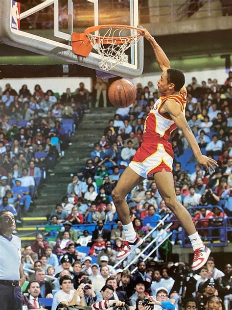 Vintage Spud Webb 1986 Starline Dunk Poster Original | Etsy