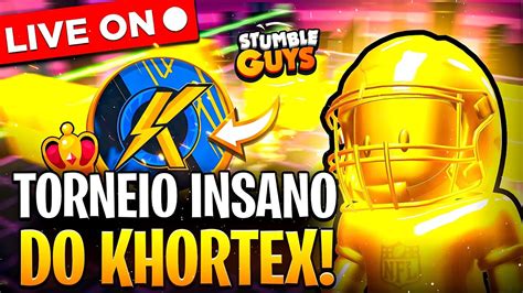 TORNEIO 2x2 DO KHORTEX STUMBLE GUYS AO VIVO LUKEZINHO YouTube