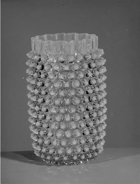 Probably Hobbs Brockunier And Company Hobnail Celery Vase American