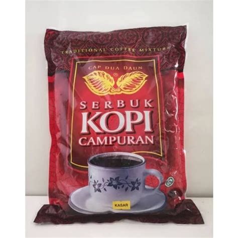 Kopi Cap Dua Daun 600g Kasar Shopee Malaysia