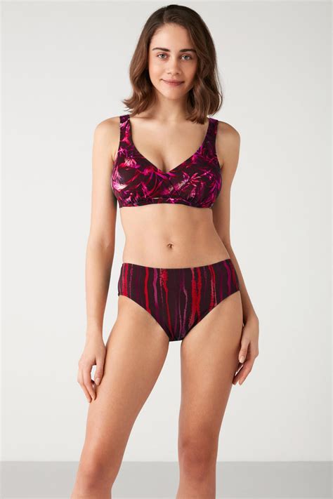 Kom Valgunda Yaprak Desen Kaplı Balensiz Telsiz Toparlayıcı Bikini Fiyatı Yorumları Trendyol