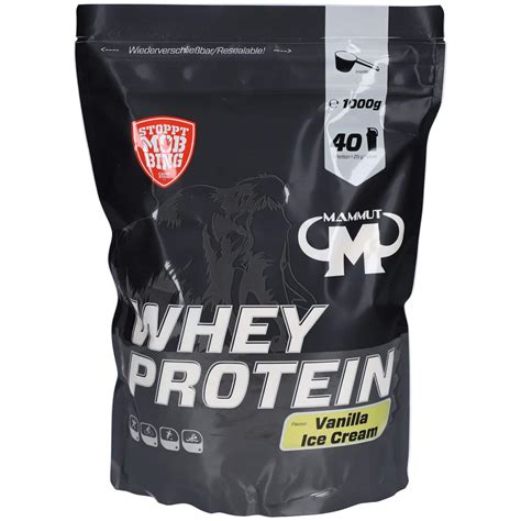 Mammut Whey Protein Vanilla Ice Cream Pulver Online Kaufen Bei