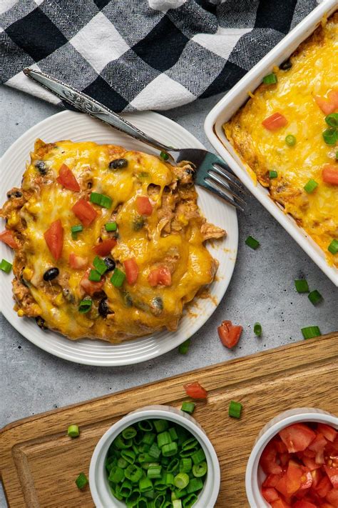 Easy Chicken Taco Casserole Modernmealmakeover