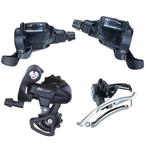 microSHIFT MTB Bike Group Set TS38 7 Trip 3X7 Spd Shifters Front Rear ...