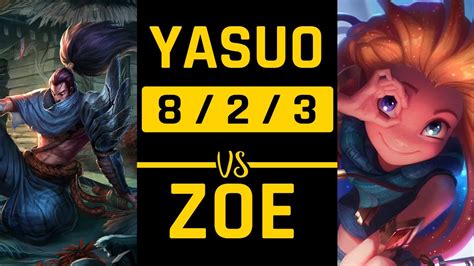 Yasuo Vs Zoe MID Patch 10 12 Yasuo Gameplay YouTube