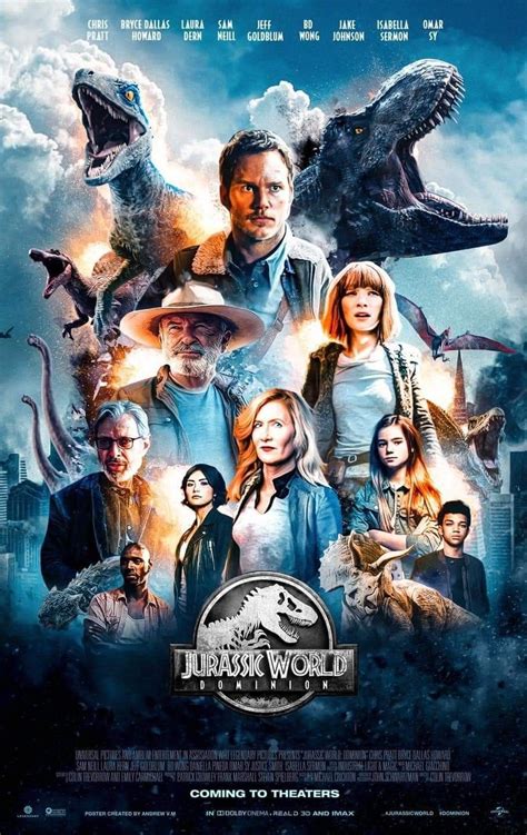 Jurassic World Dominion Golden Poster By Andrew Vm 2022 Artofit