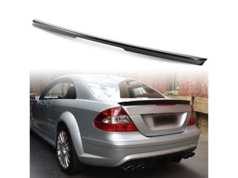 4D Carbon Fibre Boot ABS Spoiler For Mercedes Benz CLK C209 Coupe A