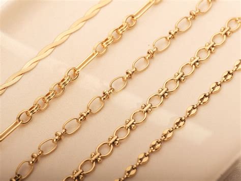 Gold Link Chain Bracelet 18k Gold Chunky Chain Bracelet Gold - Etsy