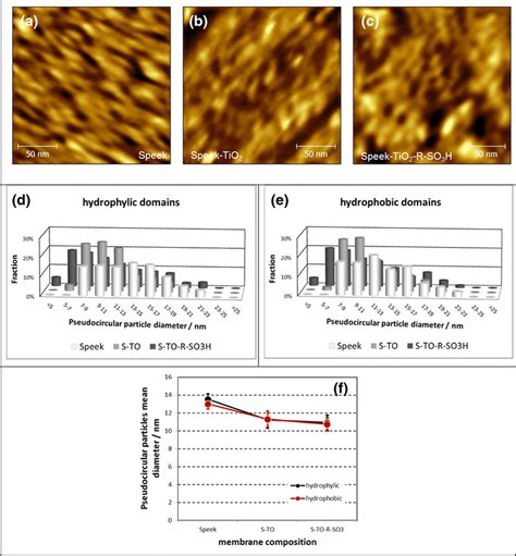 Ac Afm Phase Images At Rh 33 Of Pure Speek And Composite Membranes