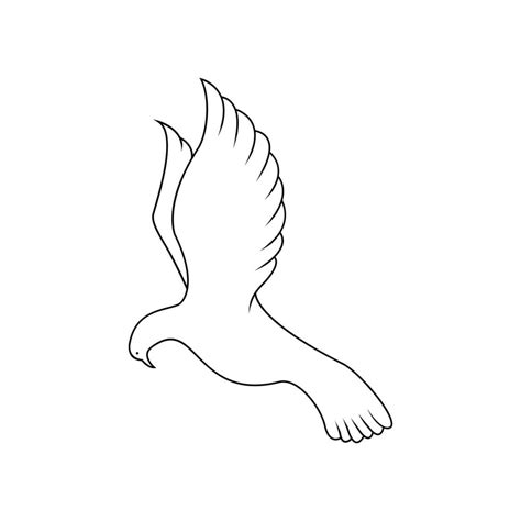 Flying Peace Dove Symbol Illustration Design 20616486 Vector Art at ...