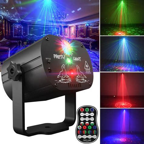 Luces Fiesta Discoteca Laser DJ RGB Control Remoto Luces Escenario