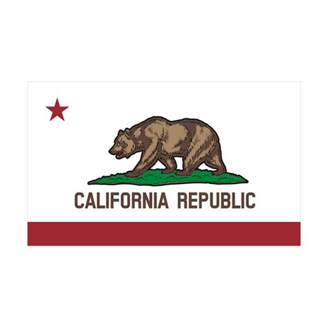 California State Flag CA Vinyl Sticker Decal - Rotten Remains