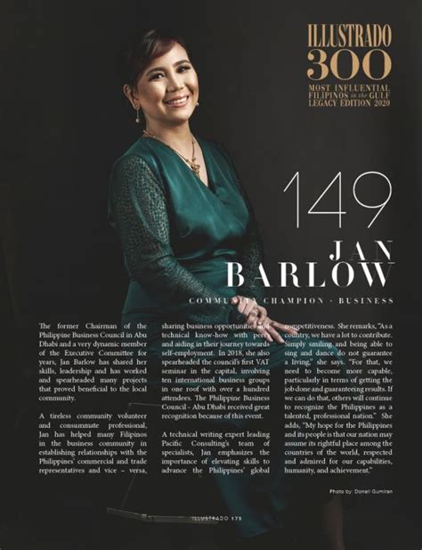 Jan Barlow Most Influential Filipinos In The Gulf 2018 Illustrado