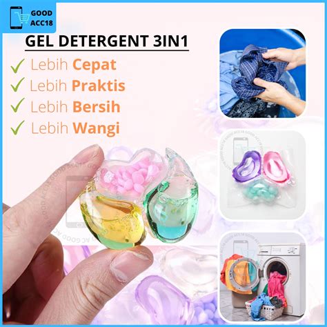 Jual Laundry Gel Ball In Plus Butiran Manik Pewangi Dan Pelembut