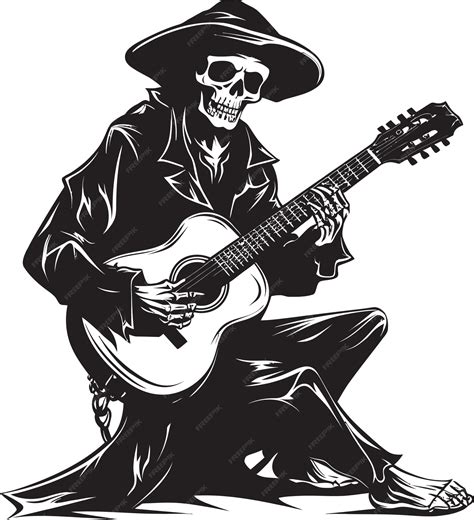 Premium Vector | Elegy of the eerie the bone plucking bards